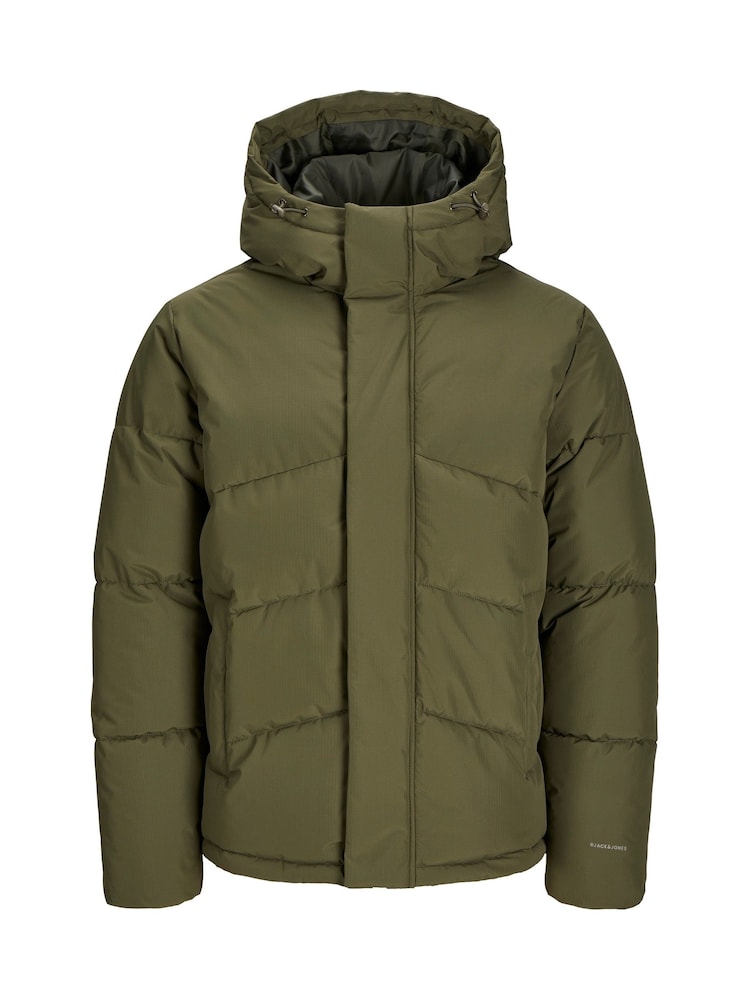 JACK & JONES Green Puffer Jacket - Image 6 of 6