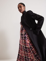 Phase Eight Black Harrie Dogtooth Colourful Jersey Dress - Image 6 of 7