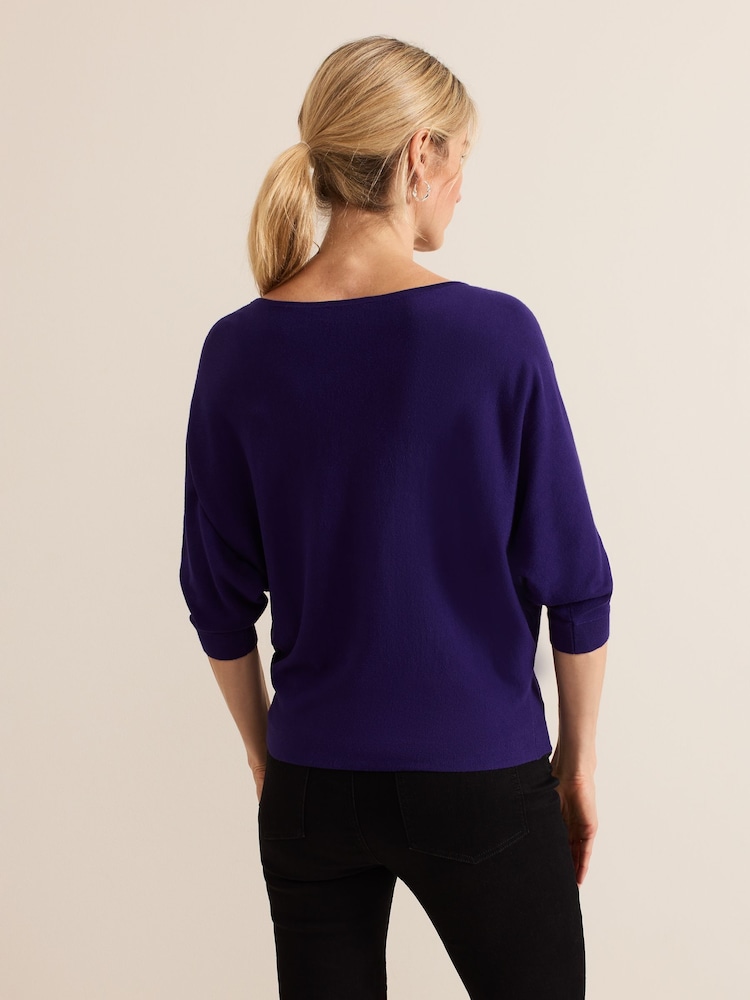Phase Eight Light Purple Cristine Knit Jumper - Image 2 of 6