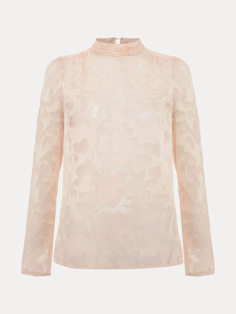 Phase Eight Cream Jacey Metallic Blouse - Image 7 of 7