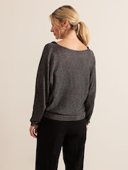 Phase Eight Grey Malti Cowl Neck Knit Jumpers - Image 2 of 6