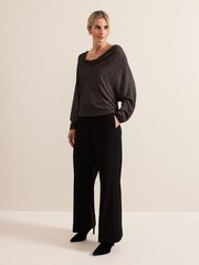 Phase Eight Grey Malti Cowl Neck Knit Jumpers - Image 3 of 6