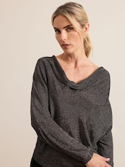 Phase Eight Grey Malti Cowl Neck Knit Jumpers - Image 4 of 6