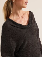 Phase Eight Grey Malti Cowl Neck Knit Jumpers - Image 5 of 6