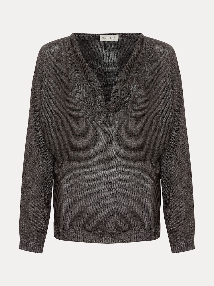 Phase Eight Grey Malti Cowl Neck Knit Jumpers - Image 6 of 6