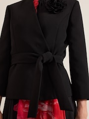 Phase Eight Black Sophin Corsage Jacket - Image 6 of 7
