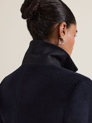 Phase Eight Blue Lydia Wool Coat - Image 5 of 7