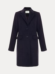 Phase Eight Blue Lydia Wool Coat - Image 6 of 7
