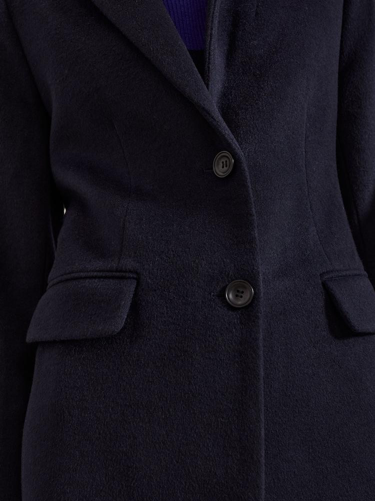 Phase Eight Blue Lydia Wool Coat - Image 7 of 7