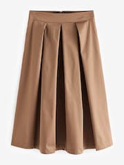 Phase Eight Brown Trinity Petite Pleated Skirt - Image 1 of 1