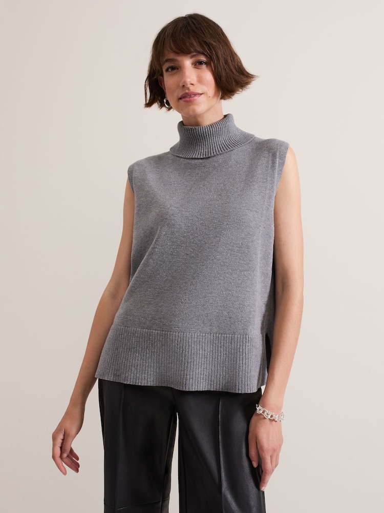 Phase Eight Grey Rachelle Tank - Image 1 of 7