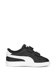 Puma Black Smash 3.0 Leather V Baby Unisex Sneakers - Image 1 of 5