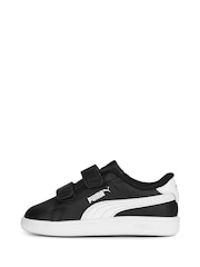Puma Black Smash 3.0 Leather V Baby Unisex Sneakers - Image 2 of 5