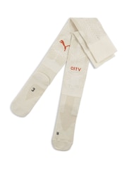 Puma White Mens Manchester City Goalkeeper Graphic Socks - Image 1 of 1