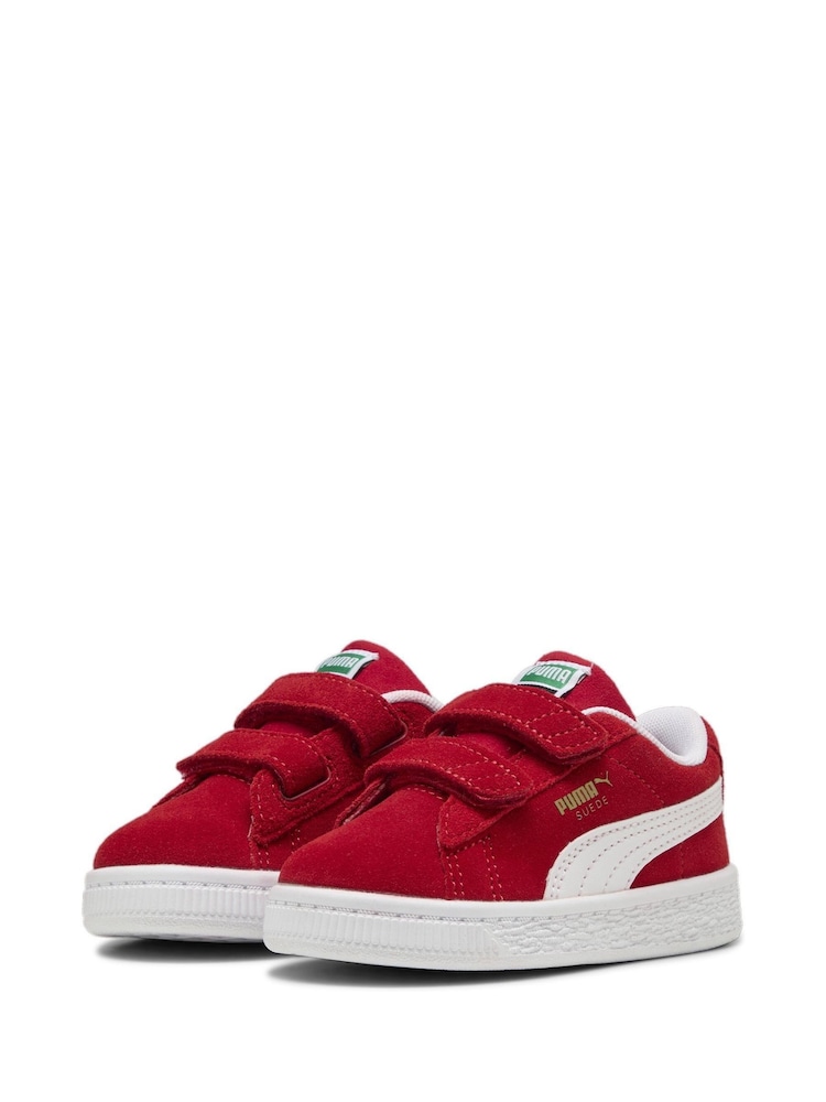 Puma Red Suede Classic Baby Unisex Sneakers - Image 3 of 6