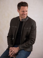 Lakeland Leather Brown Harker Jacket - Image 3 of 9