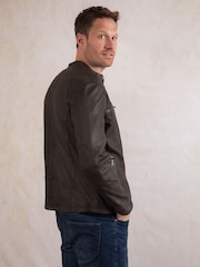 Lakeland Leather Brown Harker Jacket - Image 4 of 9