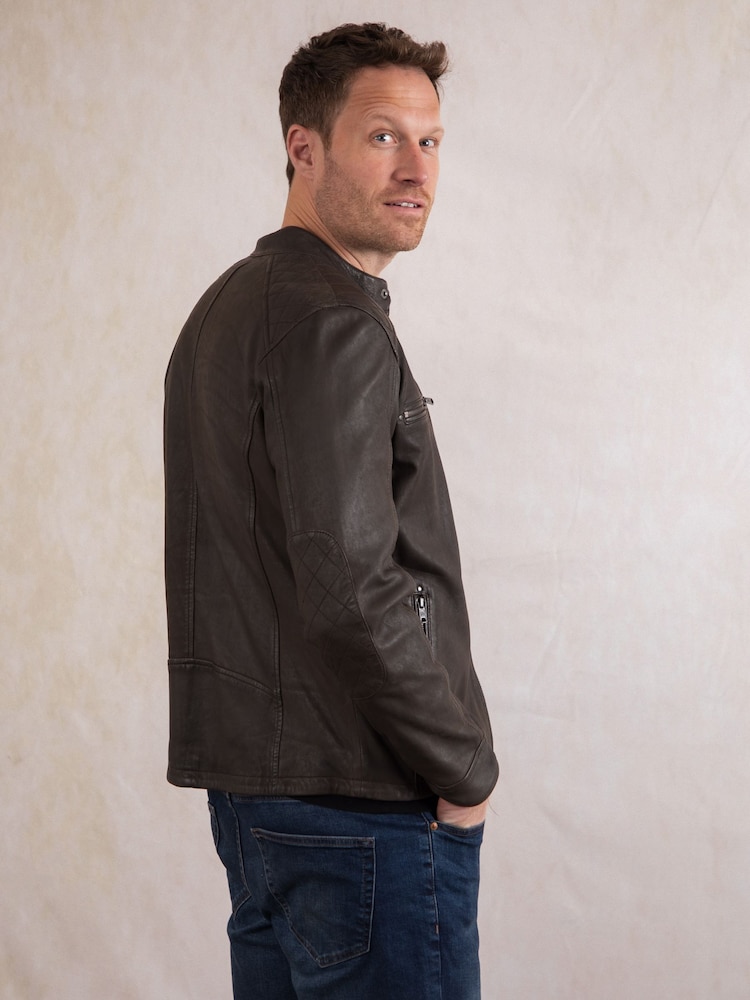 Lakeland Leather Brown Harker Jacket - Image 4 of 9