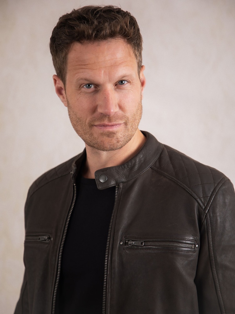 Lakeland Leather Brown Harker Jacket - Image 5 of 9