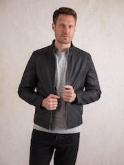 Lakeland Leather Blue Crook Jacket - Image 3 of 9
