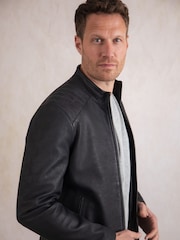 Lakeland Leather Blue Crook Jacket - Image 8 of 9
