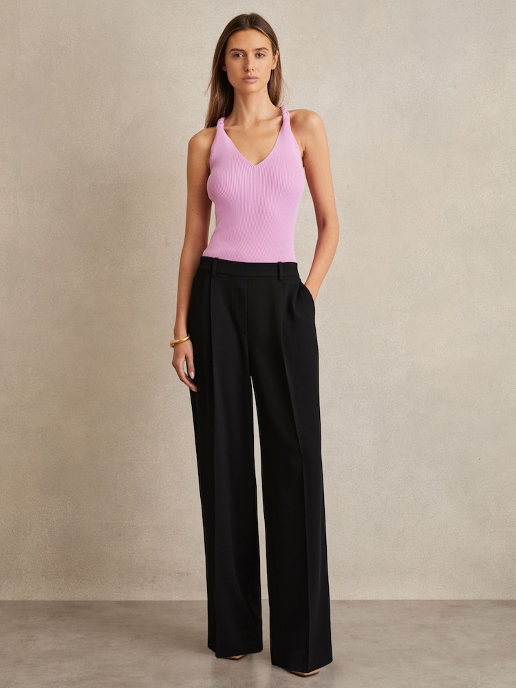 Schwarz - Reiss – Twill-Hose „Eden“ mit elastischem Bund und weitem Bein - Bild 1 von 6 Schwarz - Reiss – Twill-Hose „Eden“ mit elastischem Bund und weitem Bein - Bild 1 von 6