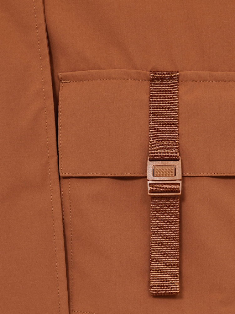 Reiss Rust Connie Technical Hooded Utility Jacket - Image 7 of 7