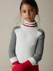 Reiss Skye Ribbed Roll-Neck Jumper - Imagen 1 de 4