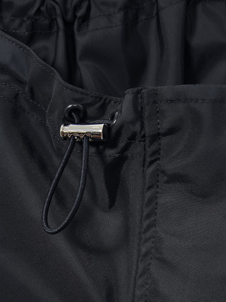 Reiss Navy Rhea Technical Water-Repellent Hooded Jacket - Image 6 of 6