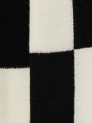Reiss Black Amelia 13-14 yrs Colourblock-Intarsia Jumper with Wool and Alpaca - Image 4 of 4