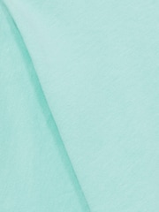 Reiss Aqua Lois 4-9 yrs Cotton Oversized Short-Sleeve T-Shirt - Image 4 of 4