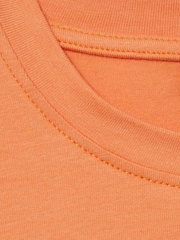 Reiss Orange Lois 4-9 yrs Cotton Oversized Short-Sleeve T-Shirt - Image 4 of 4