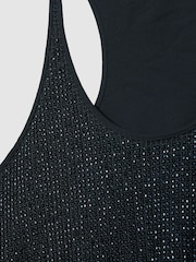 Reiss Dark Blue Lia Beaded Cami Top - Image 7 of 7