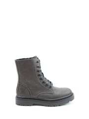 Heavenly Feet Justina2 Emboss Hearts Mid Boots - Image 1 of 6