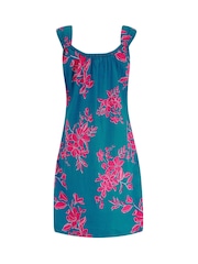 Pour Moi Blue Stretch Cotton Square Neck Chemise - Image 4 of 4