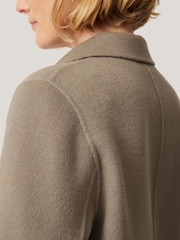 Jigsaw Brown Double Faced Tailored Coat - Image 4 of 7