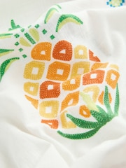 Multi 100% Cotton Summer Midi Dress - Image 8 of 8