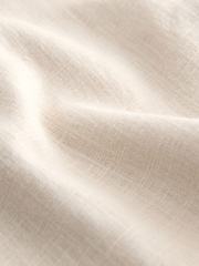 Cream Button Down Sleeveless Waistcoat With Linen - Image 7 of 7