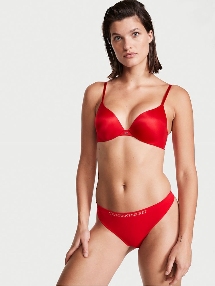 Roze/rood/roze - Victoria's Secret set van 5 slips - Image 2 of 3