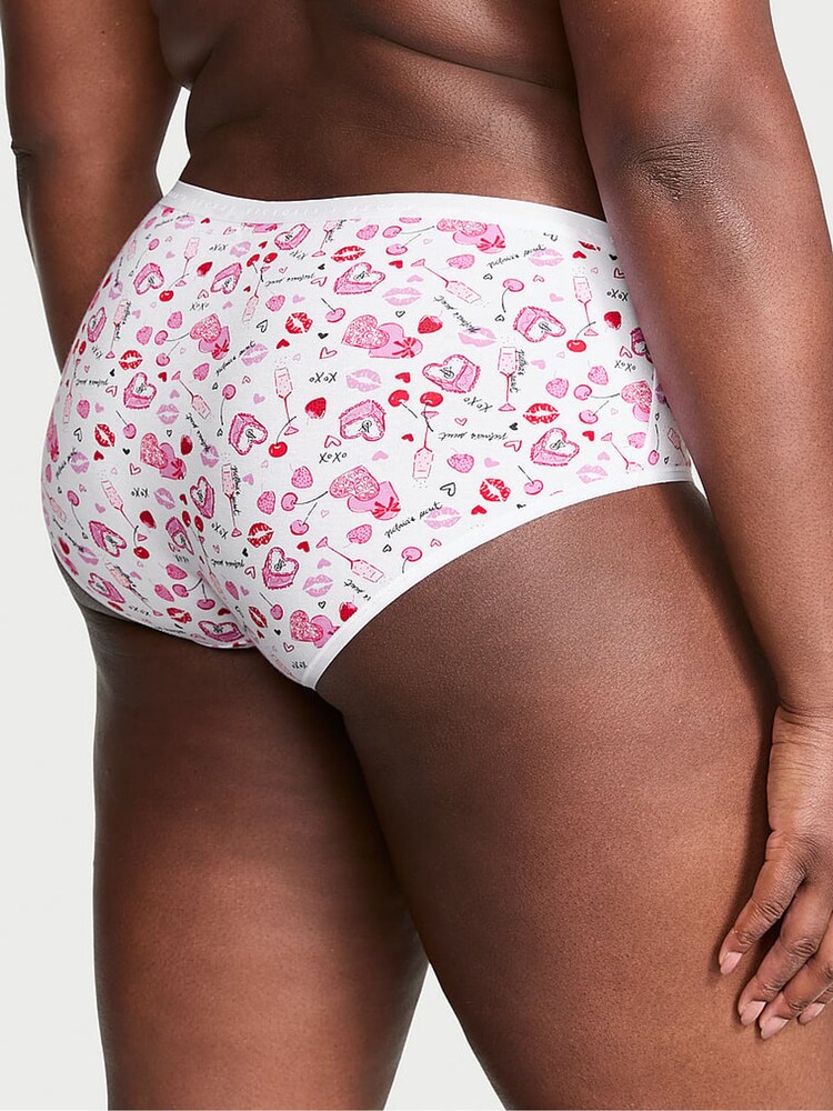 Victoria's Secret White Valentines Hipster Knickers - Image 2 of 3