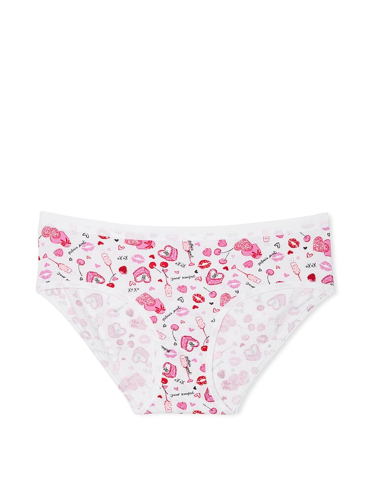 Victoria's Secret White Valentines Hipster Knickers - Image 3 of 3
