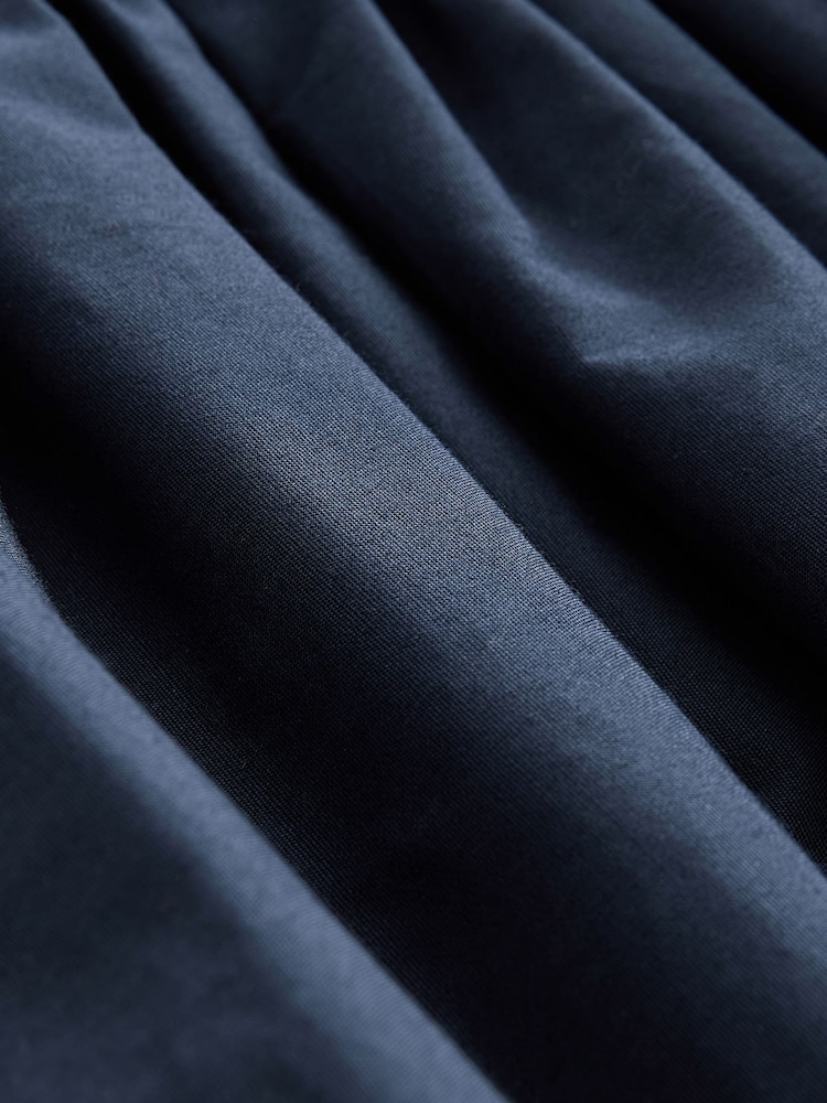 Navy Bubble Hem Mini Dress - Image 8 of 8