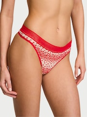 Victoria's Secret Lipstick Red Heart Logo Knickers - Image 1 of 3