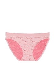 Victoria's Secret Love Print Pink Bikini Knickers - Image 3 of 3