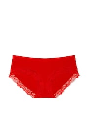 Victoria's Secret Lipstick Red Hipster Heart Pointelle Knickers - Image 3 of 3