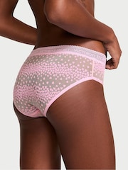 Victoria's Secret Cupid Pink Heart Hipster Logo Knickers - Image 2 of 3