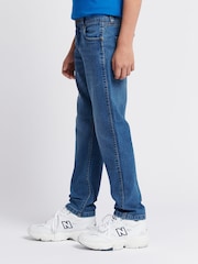 Wrangler Aqua Blue Boys Straight Fit Greensboro Regular Jeans - Image 2 of 10