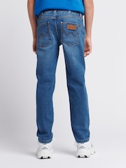 Wrangler Aqua Blue Boys Straight Fit Greensboro Regular Jeans - Image 3 of 10