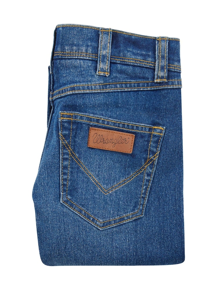 Wrangler Blue Boys Slim Fit Texas Jeans - Image 11 of 11