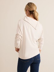Phase Eight Cream Brienna Button Detail Top - Image 2 of 6